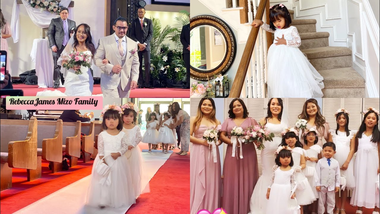 Sarahi pawh Anu Zochhuani wedding🥳🎊na ah flower girl😍#Zirtea nen kum 20 hnu ah#familyvlog 💕