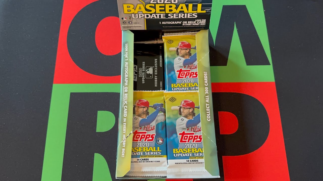 Обновление Topps 2020: коллекционная коробка с бейсбольными карточками MLB, часть 2! ⚾