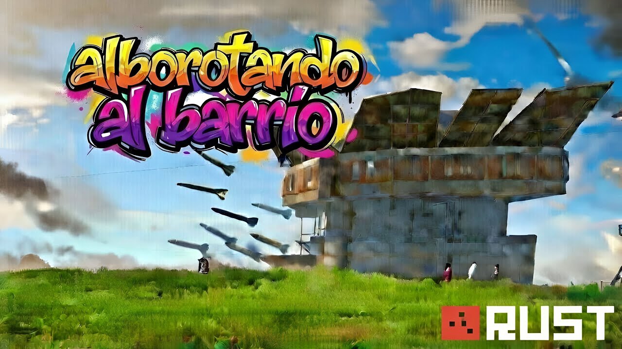 Como NO Defender Un Raideo. Alborotando Al Barrio en Rust.