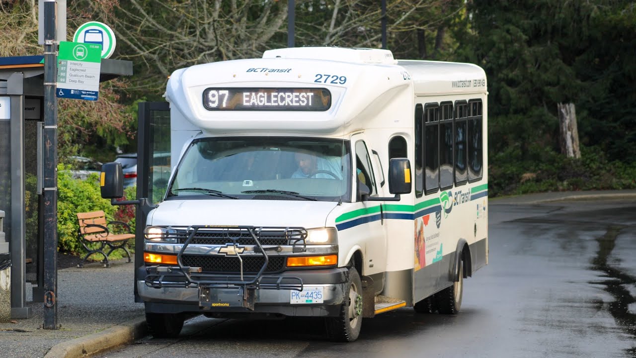 BC Transit (RDN) 2020 Chevrolet ARBOC SOF 27 - 2729 on route 97 Eaglecrest