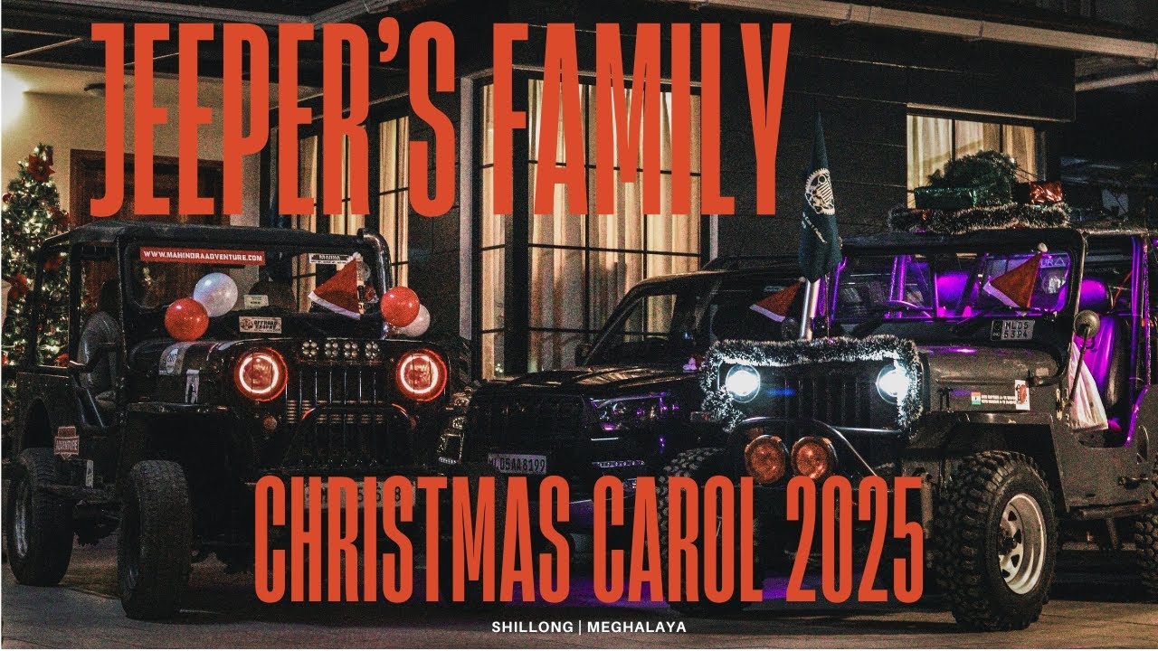 Christmas Carol 2025 Meghalaya,Shillong #jeep #christmas #carol 