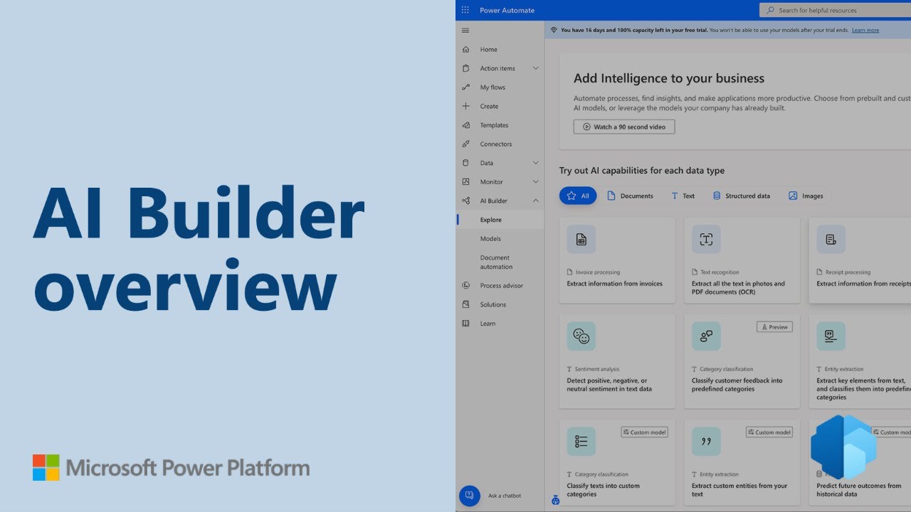 Обзор AI Builder