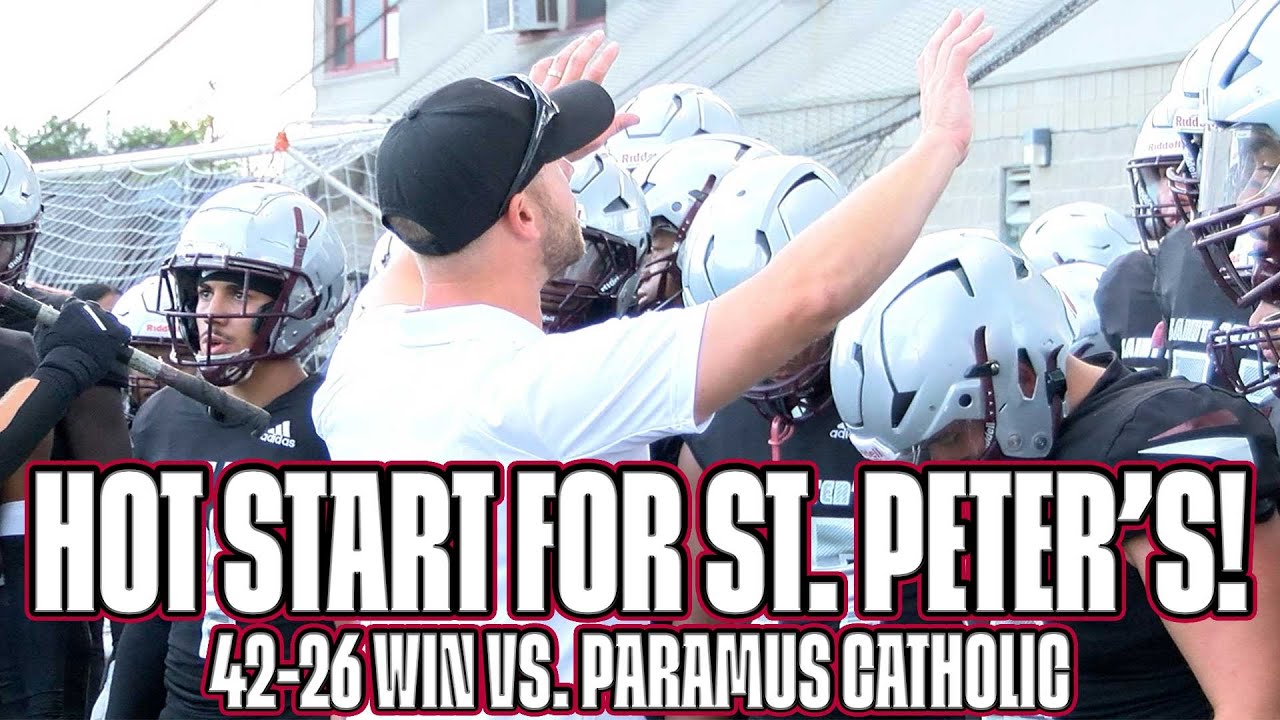 St. Peter's Prep 42 Paramus Catholic 26 | Week 0 Football | Turay and Barksdale GO OFF!