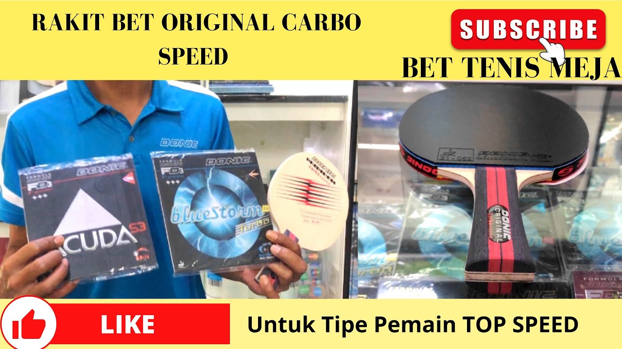 Rakit bet Tenis Meja Lagi!! Edisi Original Carbo Speed + Acuda S3!+ Bluestorm Z1 Turbo