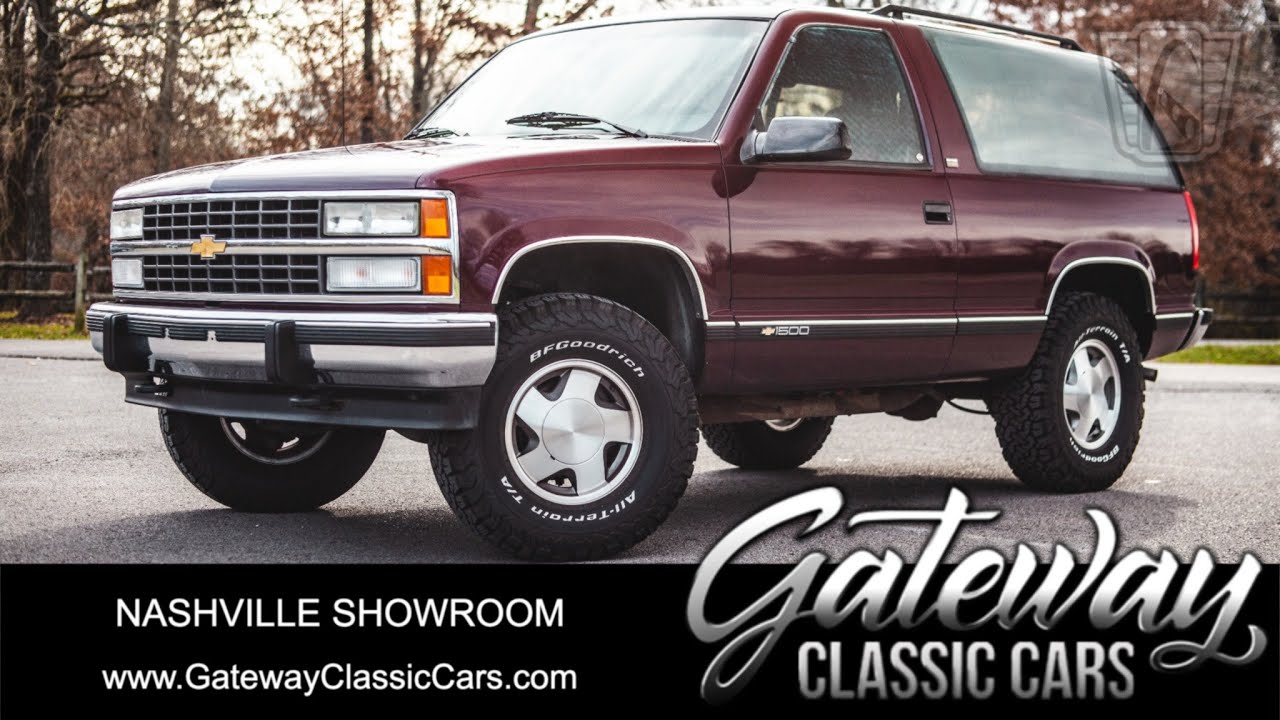 1993 Chevrolet K5 Blazer, Gateway Classic Cars - Nashville, #1776-NSH