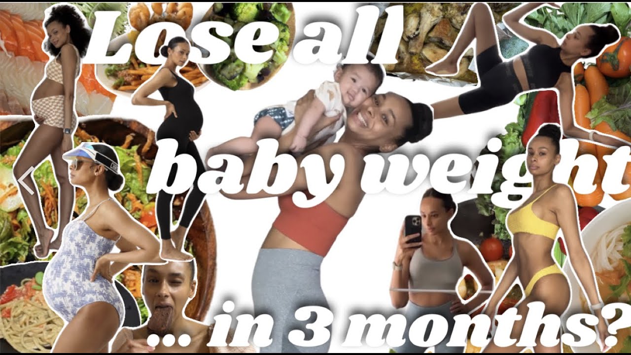 Healthy postpartum weight loss journey | HOW I LOST 30LBS BABY WEIGHT IN 3 MONTHS