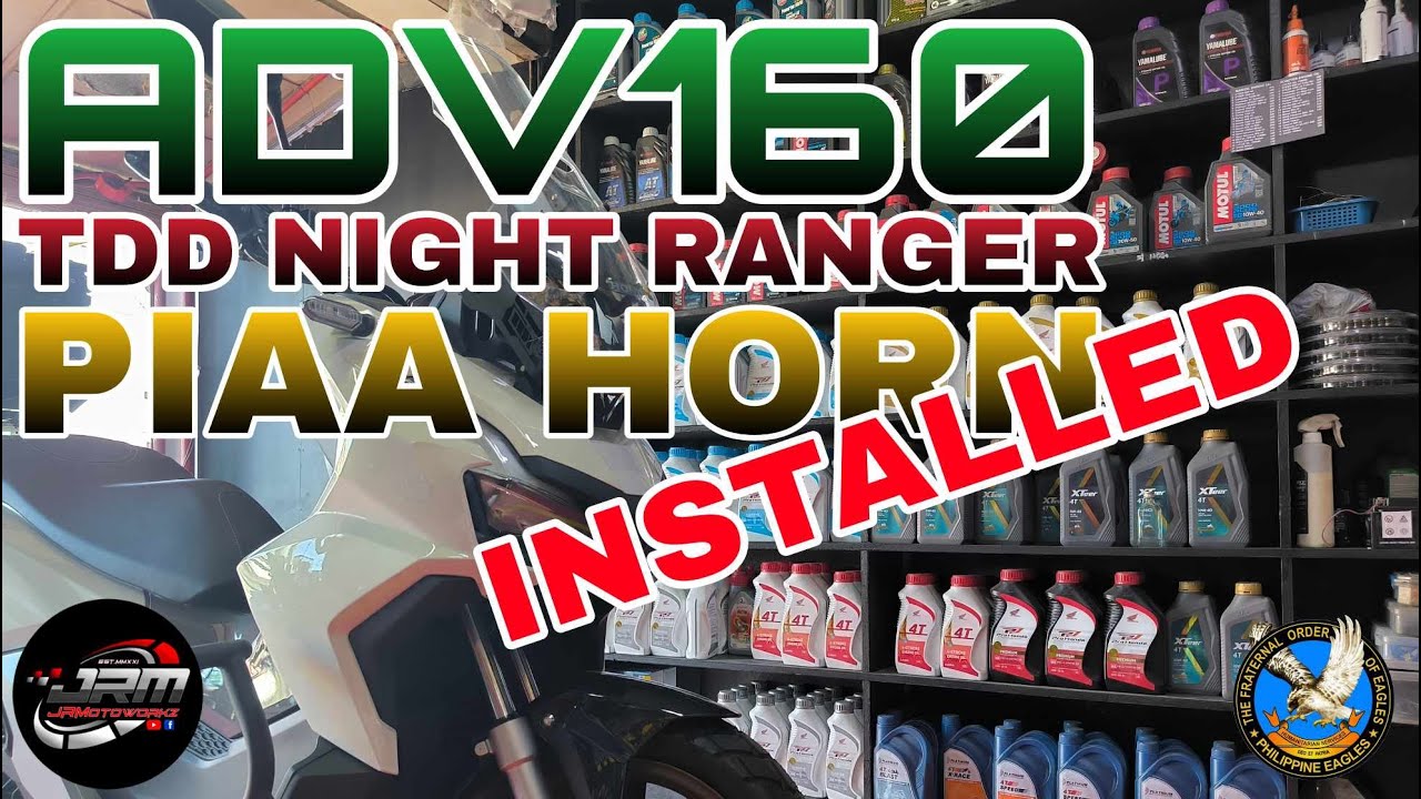 ADV160 NIGHT RANGER PLS PIAA HORN INSTALLATION