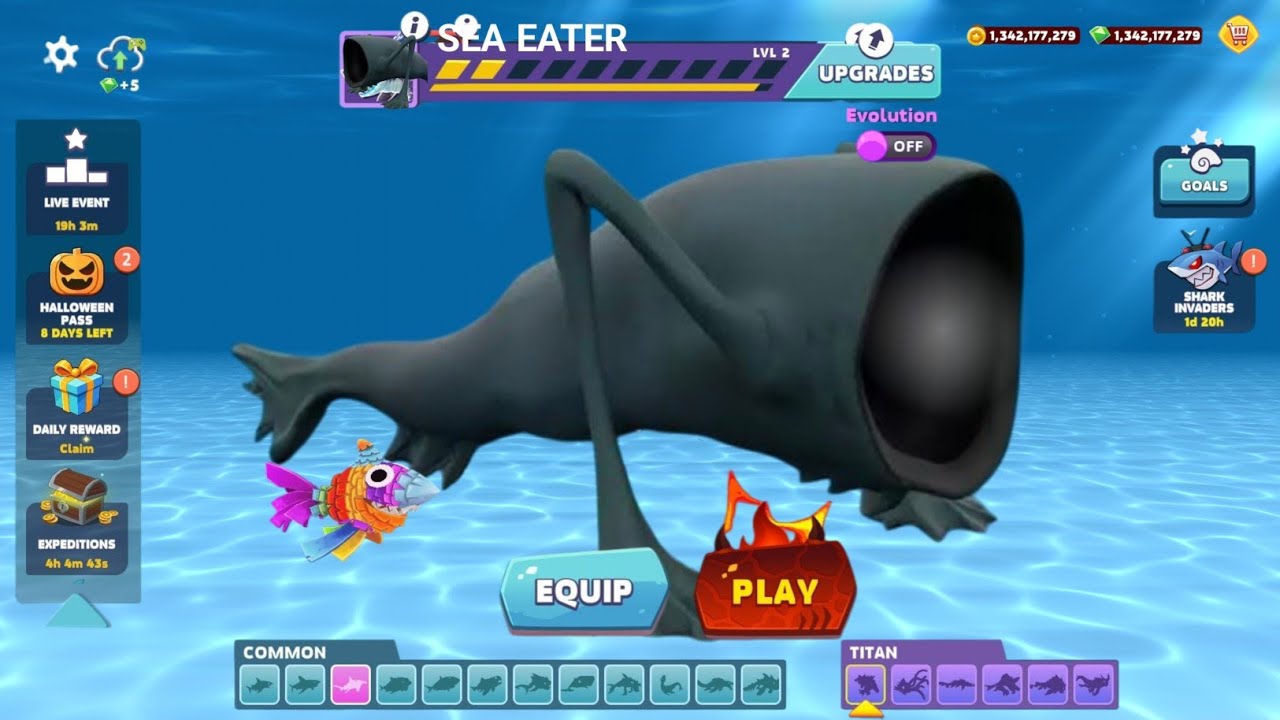NEW SEA EATER Shark Coming Soon! 🦈 Epic Animation Reveal - Hungry Shark Evolution Update
