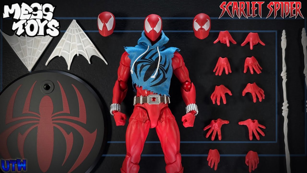 O Scarlet Spider DEFINITIVO Na Escala 1/12 !!! Mess Toys Scarlet Hero !!!