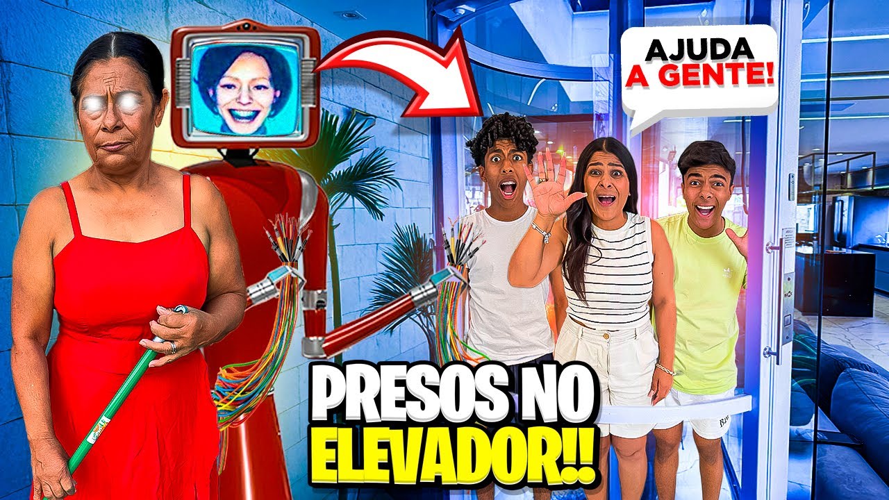 CASSANDRA NOS PRENDEU NO ELEVADOR!😱ELA ESTÁ FAZENDO COISAS BIZARRAS! ESTAMOS CORRENDO PERIGO?