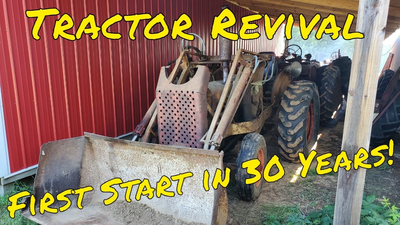 Tractor Revival First Start in Years (Case DI Tractor)  #killdozer #tractor #tractorvideo