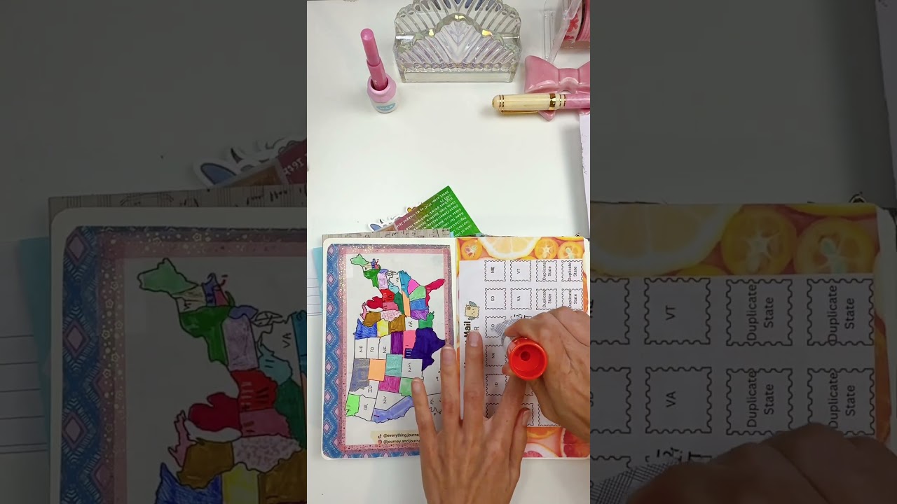 Journal swap and spread #happymail #swap #journaling