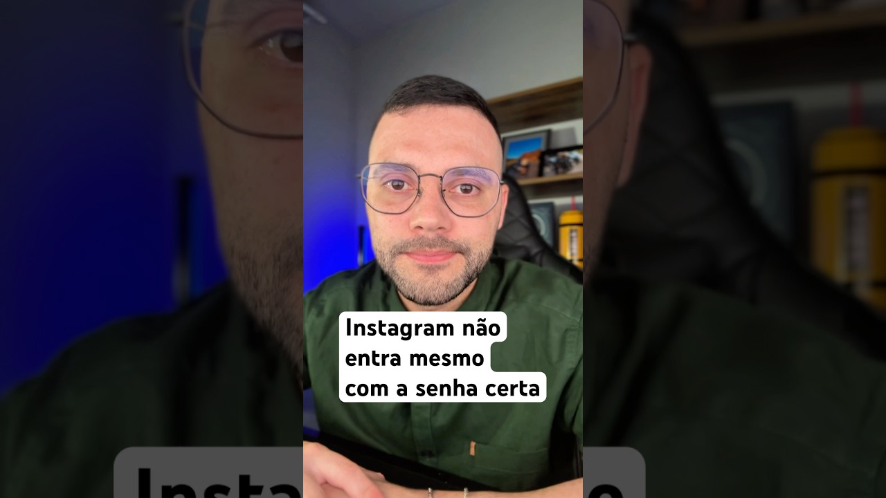 Instagram senha incorreta mesmo certa