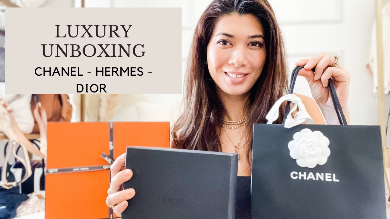 CHANEL UNBOXING HERMES CHRISTIAN DIOR 2021 UNBOXING