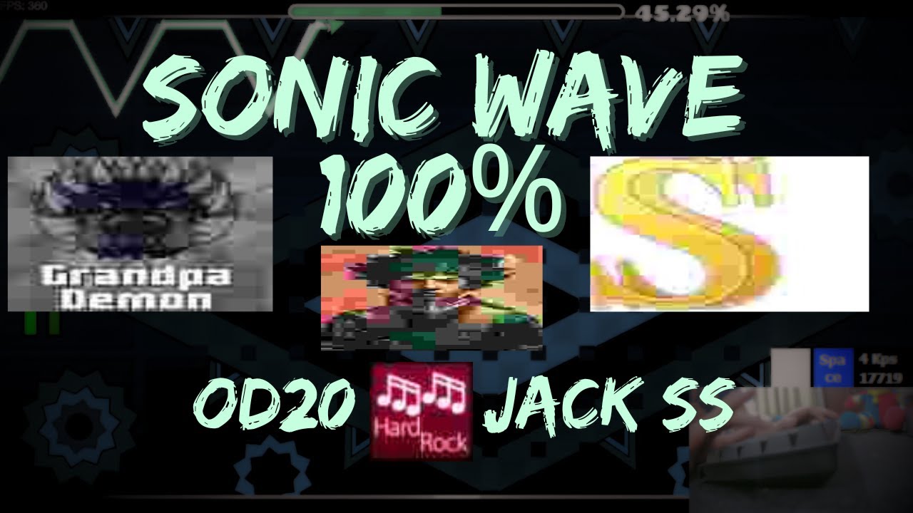 Geometry Dash | Sonic Wave 100% | Extreme Demon #4