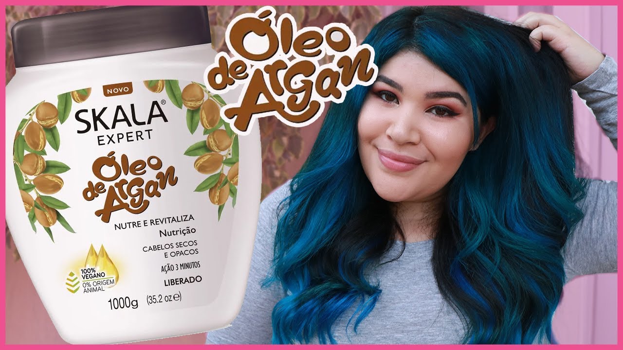 ✨SKALA ÓLEO DE ARGAN [Nutrição Vegana, No/Low Poo]