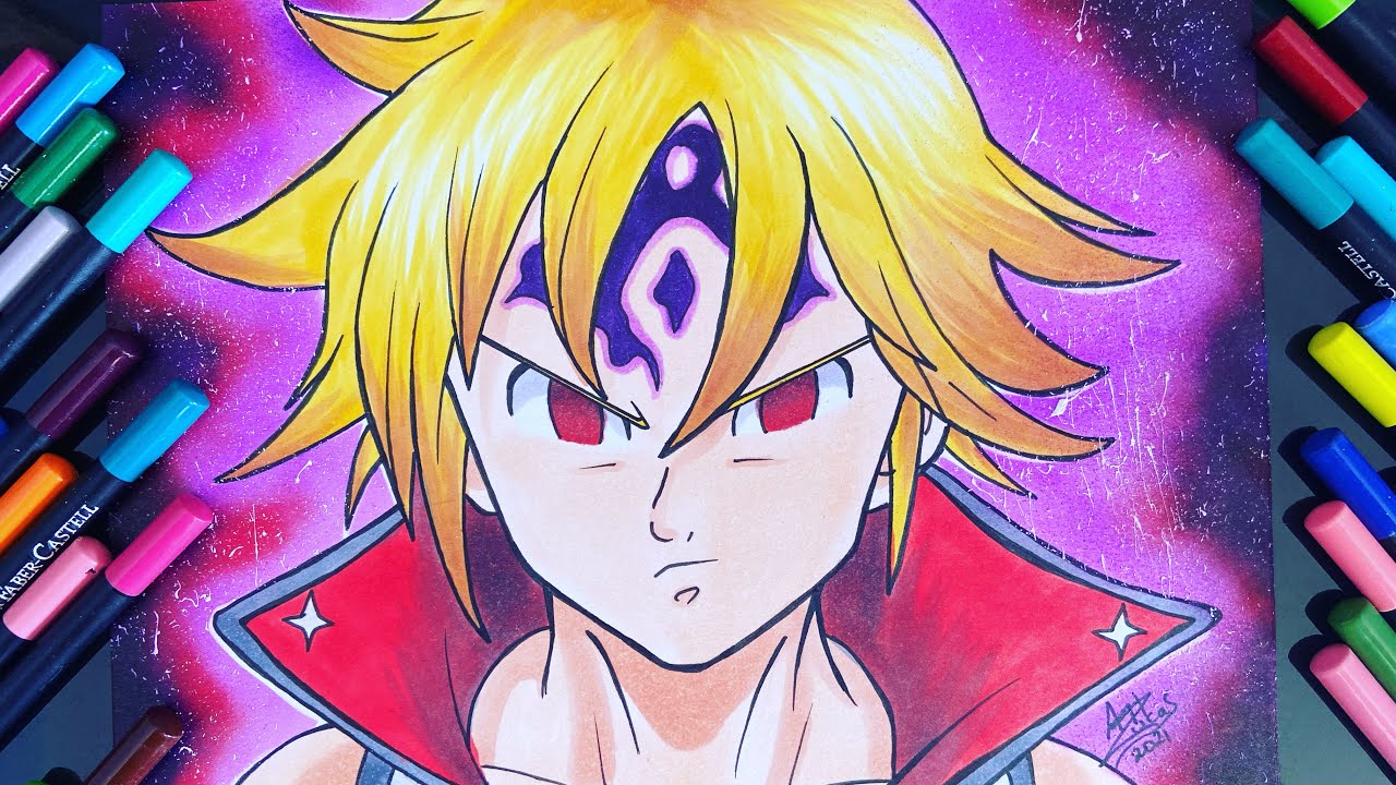 Como Desenhar o Meliodas passo a passo