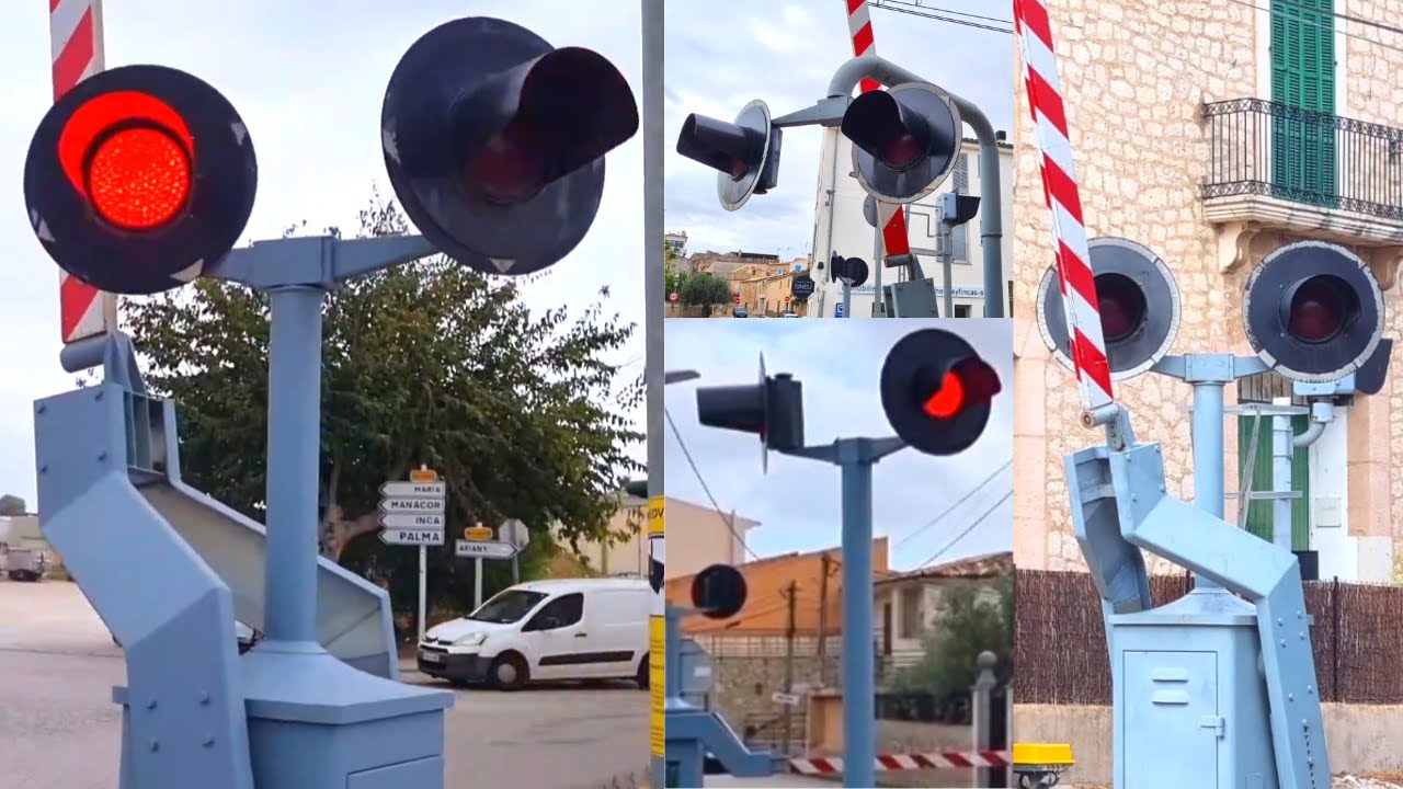 Majorca Railway Crossings in Binissalem and Sineu (Compilation)