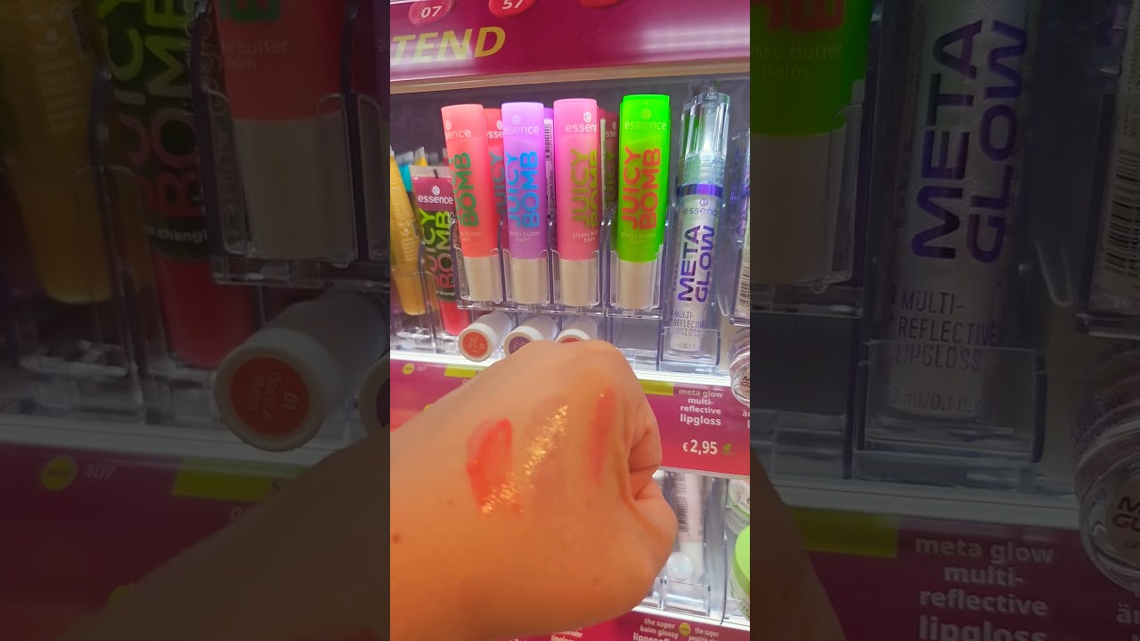 NEW ESSENCE JUICY BOMB glossy butter balm💄😊 #makeup #beauty #newsupdate #dm #essence