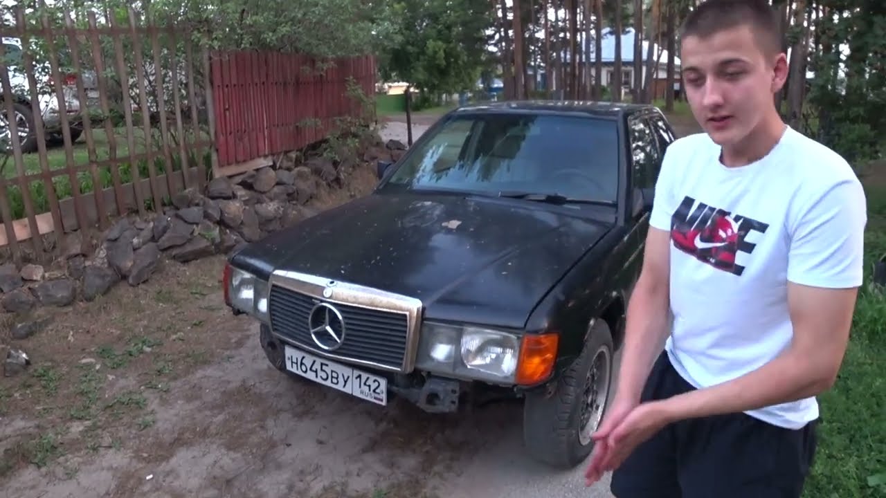 #Заварил поддон #Запустили Мерседес 190 спустя год