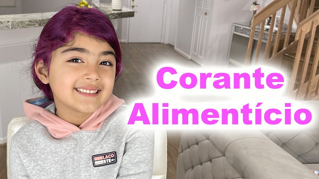 Pintei o cabelo com corante alimentício - Funciona?