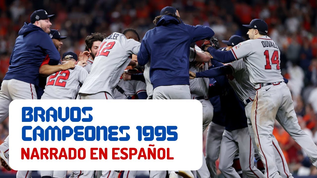 Serie Mundial de 1995 narrada en Español  #atlantabraves #mlb