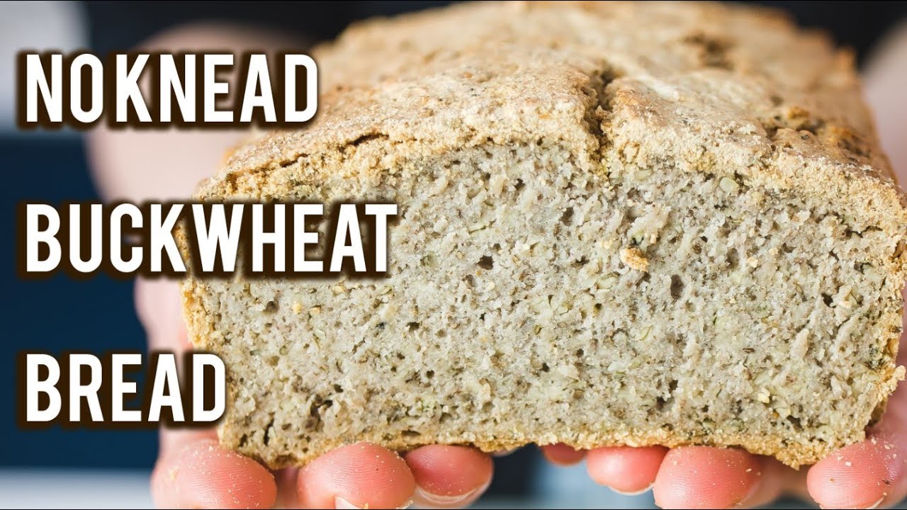 No Knead Buckwheat Bread Recipe| Healthy, Vegan, East Free and easy to make | Gluten free