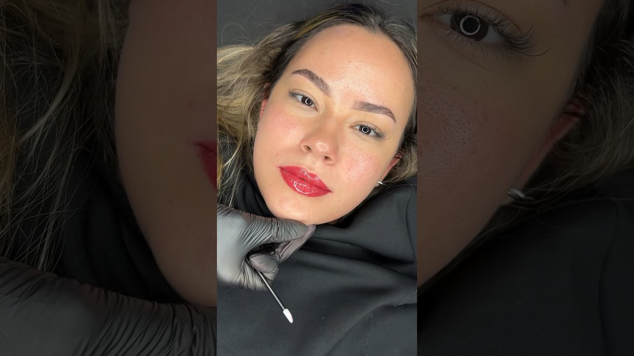 Passo a passo ❤️&zwj;🔥👄 #micropigmenta&ccedil;&atilde;o #labios #labiosperfectos
