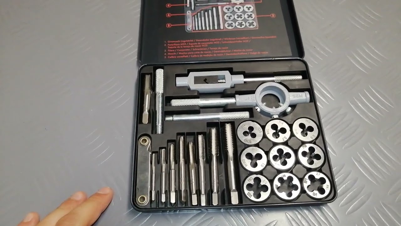 Maschi e Filiere Parkside - Lidl - Utensile Filettatura - Fai Da Te