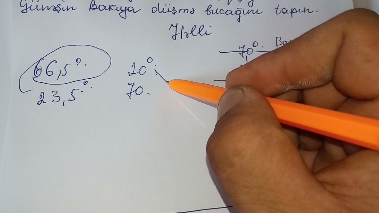 Baxış məllim.Yerin Orbit müstəvisinə meyilliyinin dəyişməsinə aid məsələ həlli.051_387_33_48