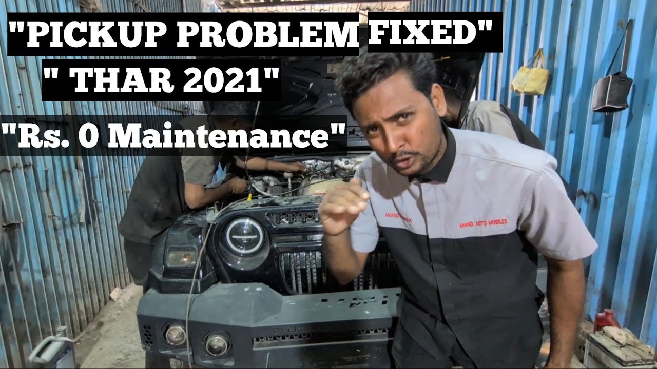Mahindra Thar BS6 2021 Pickup Problem? AdBlue Injector & DPF Cleaning Full Guide! 🚙💨