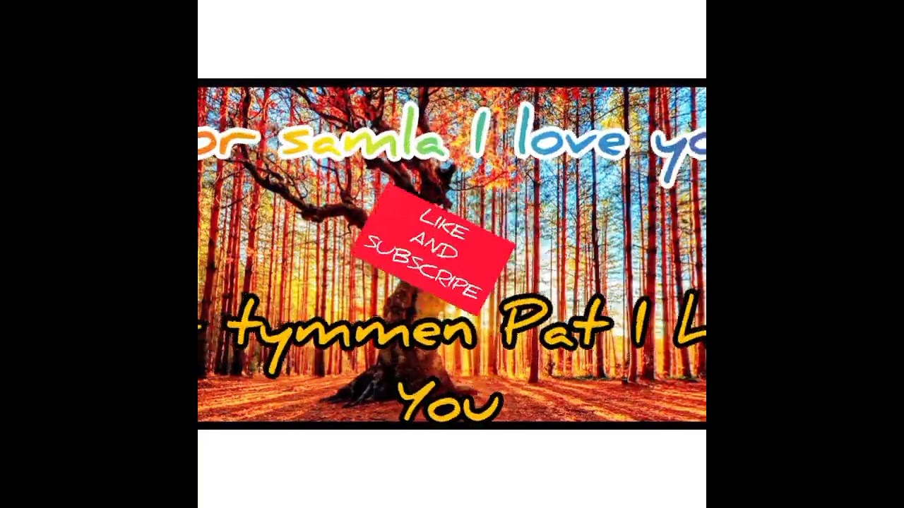 Por samla I love u por tymmen I hate you( Anthony khongwang song)