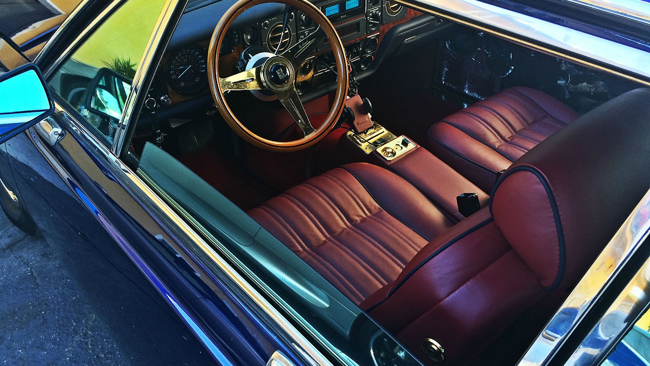 Rolls Royce Camargue custom interior restoration