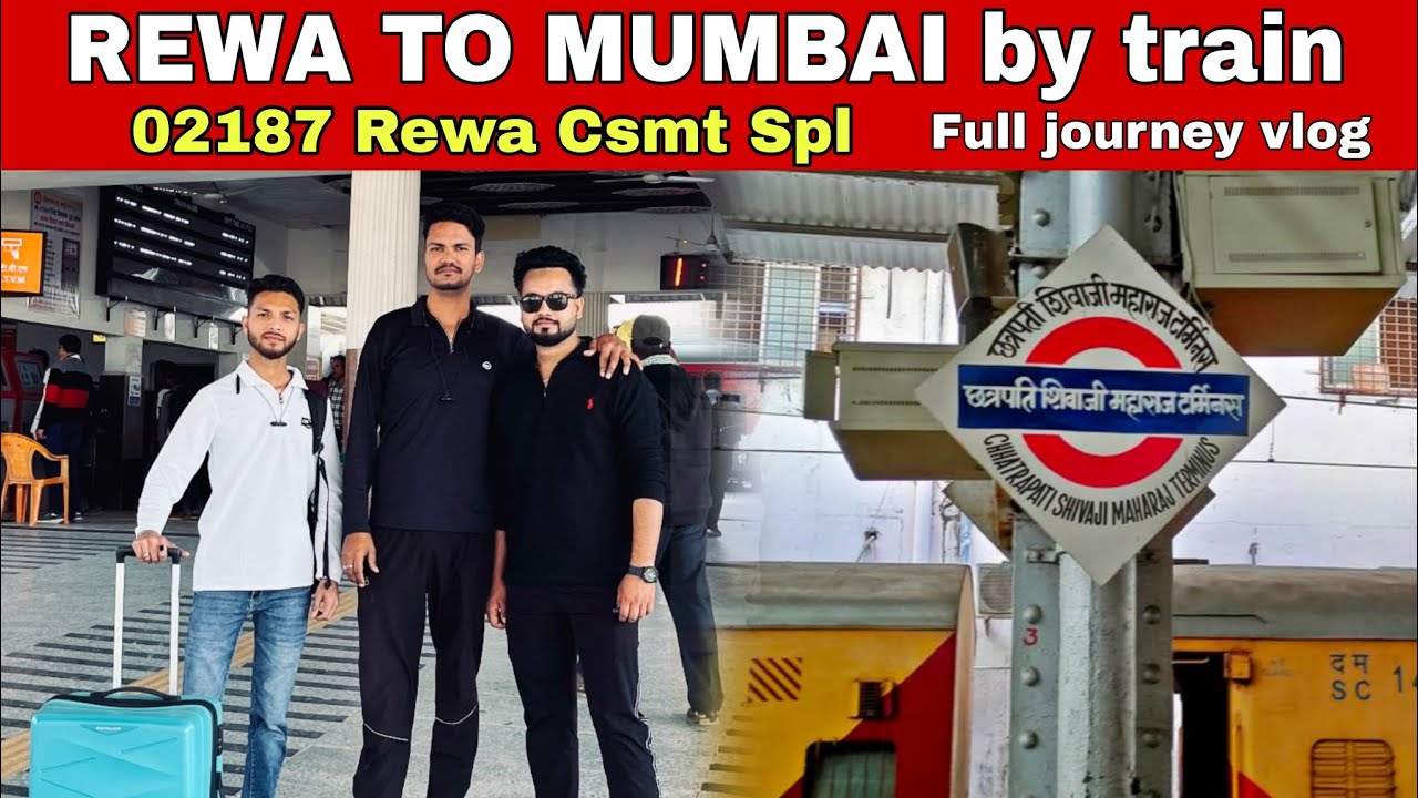 Rewa To Mumbai by train | Full journey vlog | Arman Rewa Vlog 