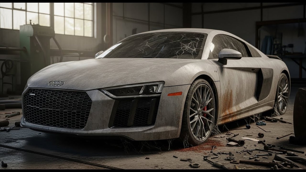 ASMR Car Restoration | Abandoned Audi R8 V10 2016 Full Restoration From Ruined to Brand New