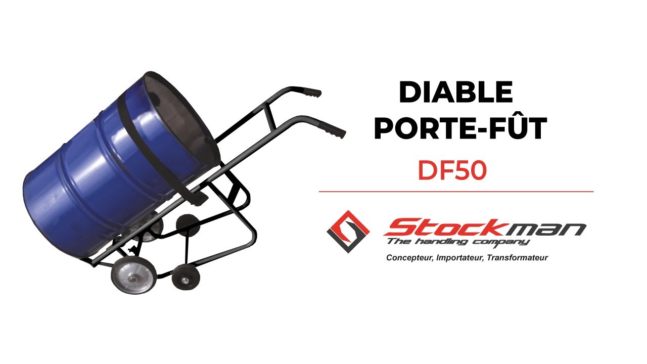 DIABLE PORTE FUT A BASCULEMENT ASSISTE DF50 STOCKMAN