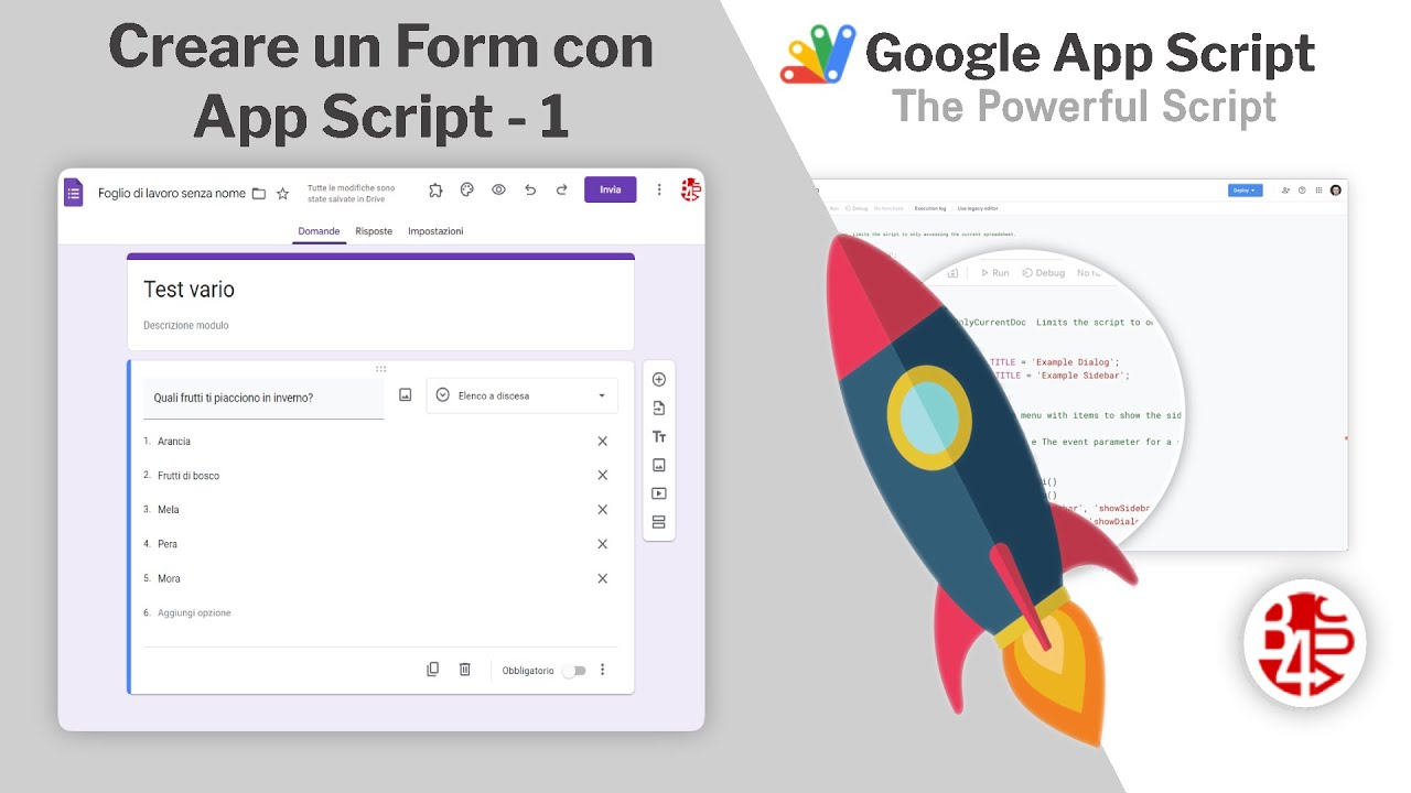 Google Form   - Create via App Script - I