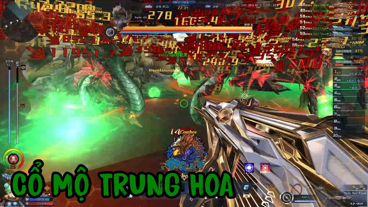[Truy Kích RPG VN] Review Phó Bản Mới - CỔ MỘ TRUNG HOA (HẦM RỒNG/ÂM TI)