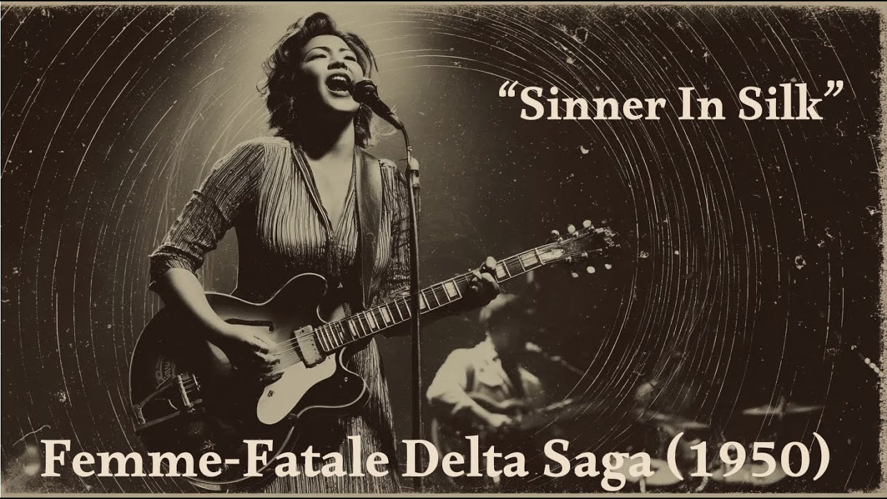 Sinner In Silk (1950) | Raw Electric Delta Blues | Femme-Fatale Delta Saga