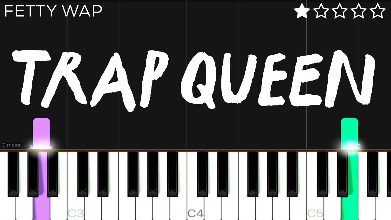 Fetty Wap - Trap Queen | EASY Piano Tutorial