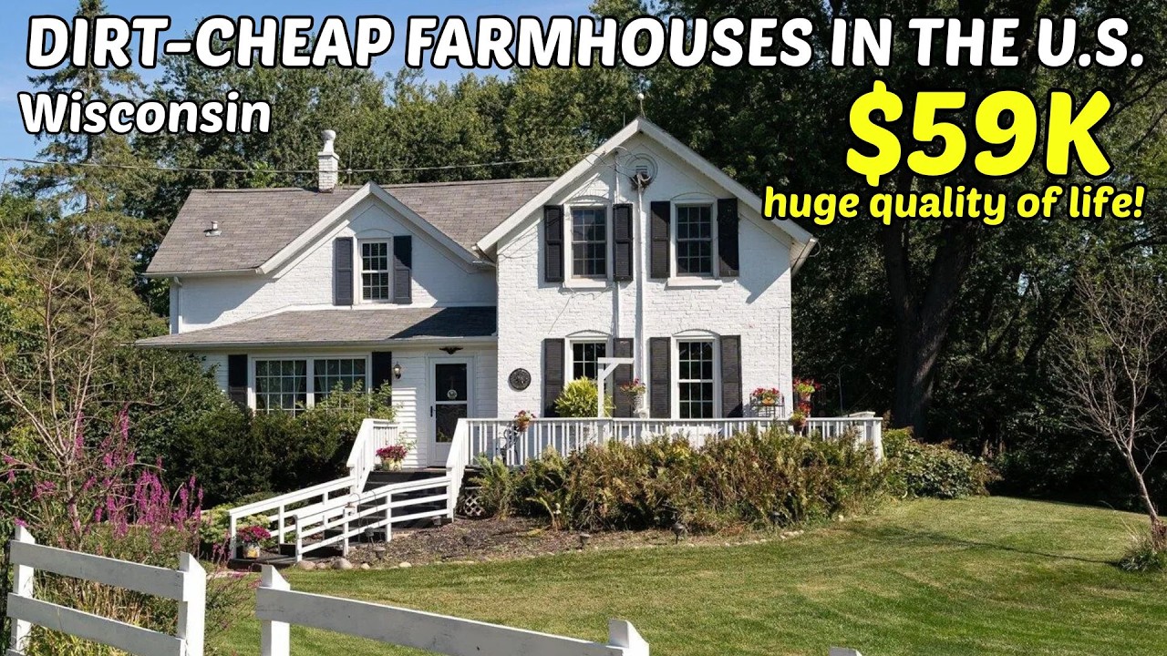 DIRT CHEAP Wisconsin Farmhouses: Real Estate GOLDMINES for a Better Life! 🏡💰💎