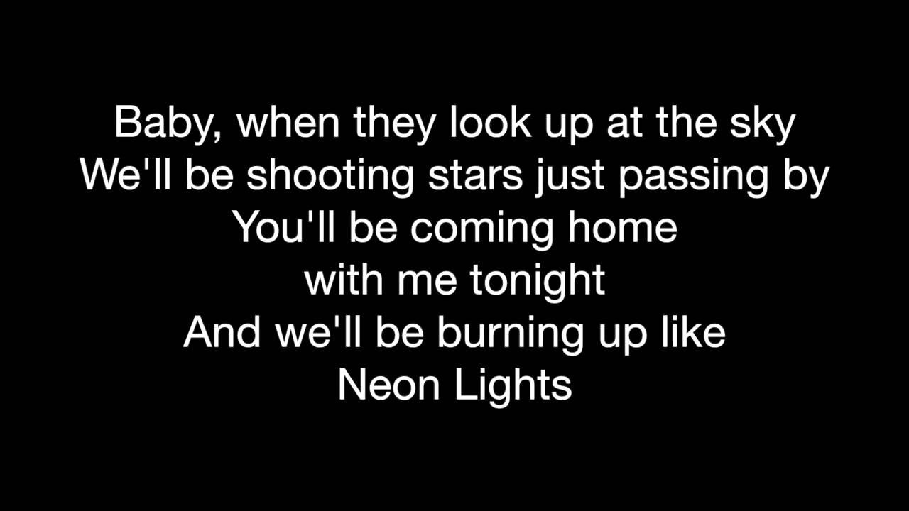 Demi Lovato - Neon Lights w/Lyrics