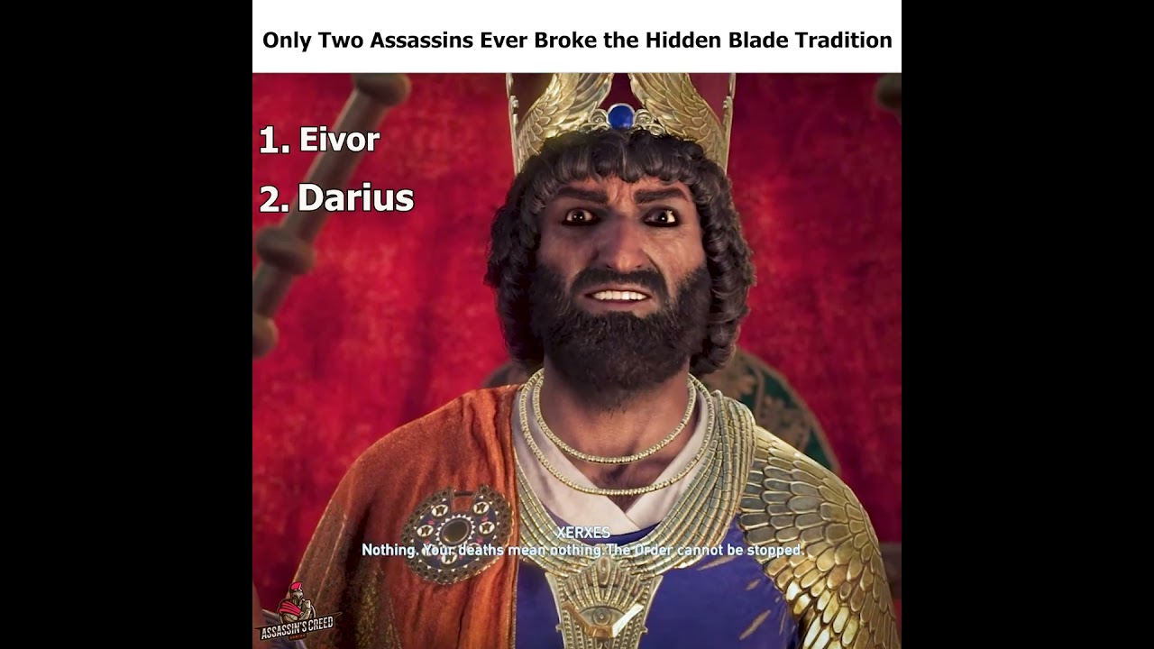 Только Дариус и Эйвор нарушили традицию скрытого клинка #assassinscreedvalhalla #assassinscreed #...
