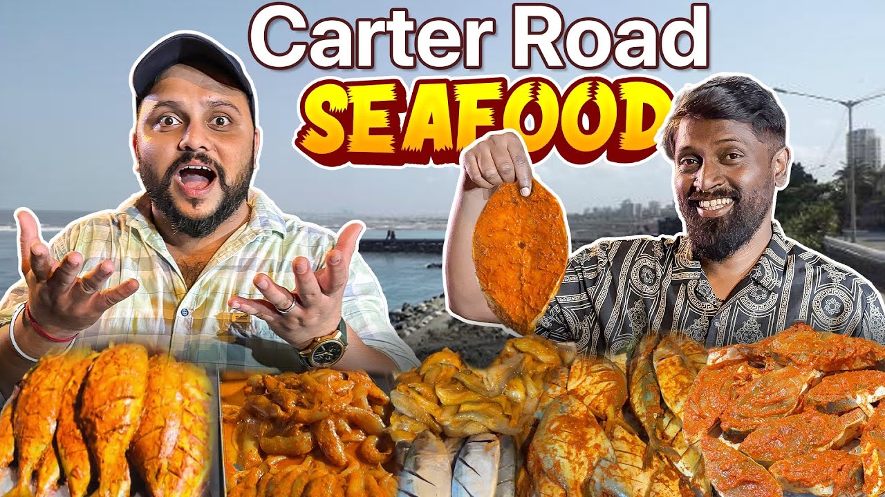 Authentic Koli Food at Carter Road,Bandra | Khar Danda Sea Food Plaza Honest Review | @Storyadigital