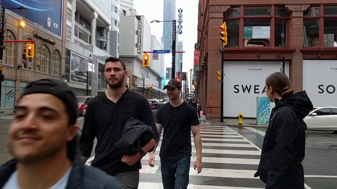 Toronto Walking Tour - Entertainment District - SlowTV 4K