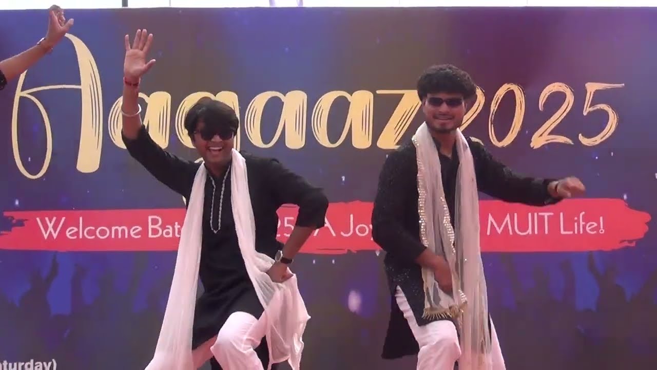 BOYS GROUP DANCE OF MAHARISHI UNIVERSITY LUCKNOW | FRSHERS DAY | 2025