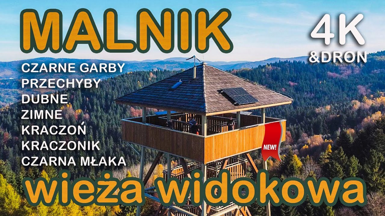 BESKID SĄDECKI / GÓRY LELUCHOWSKIE : Malnik / wieża widokowa - Kraczonik - Czarna Młaka