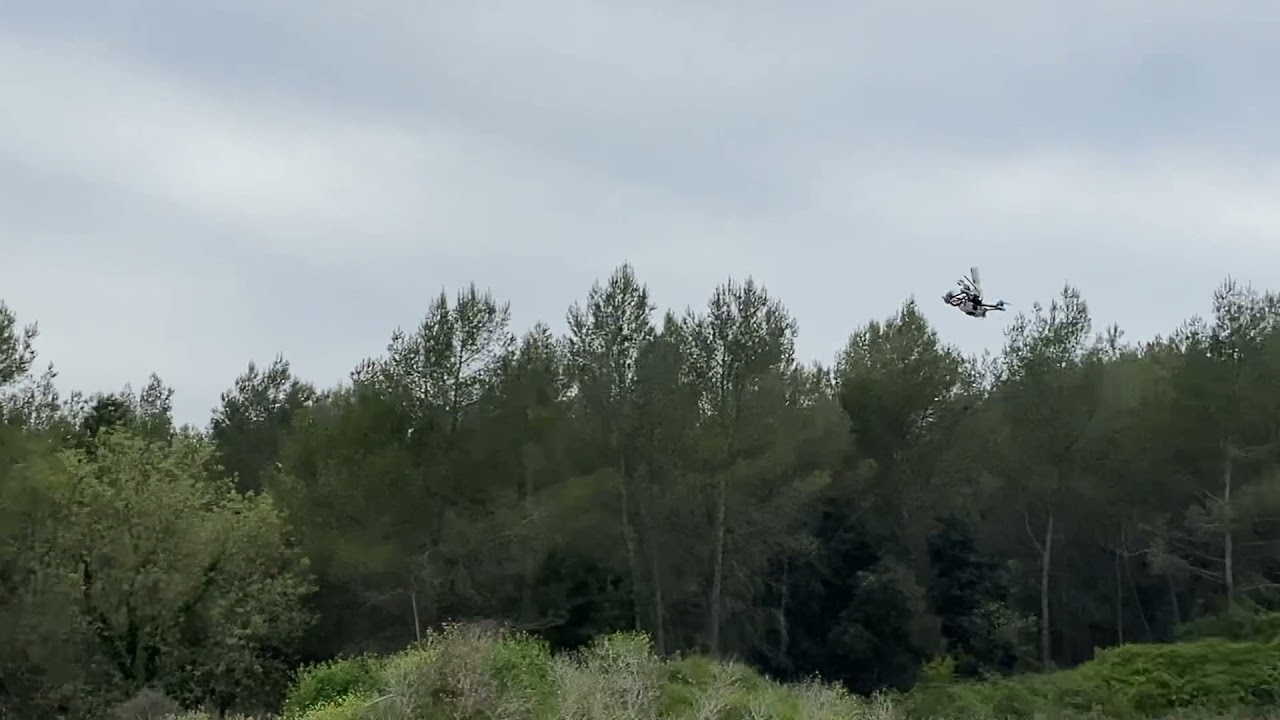 RacerX Twig XL FPV Drone Landing.