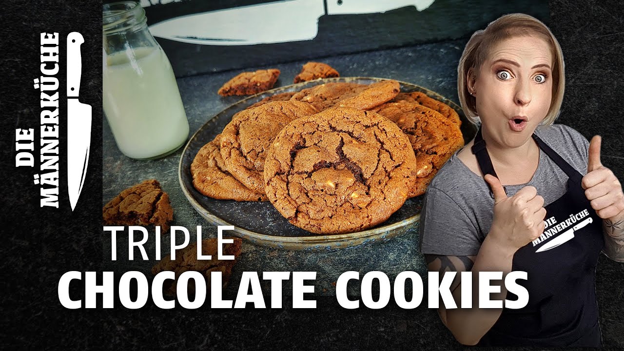 🍪 Chocolate Cookies wie von Subway | Schoko Kekse | Einfaches Rezept