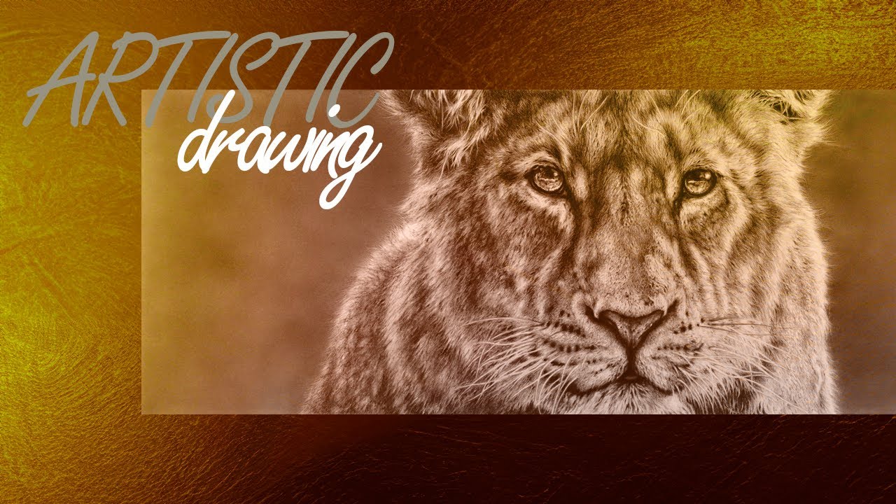 Depth of Innocence: Timelapse Portrait of a Lion Cub in Graphite Pencil